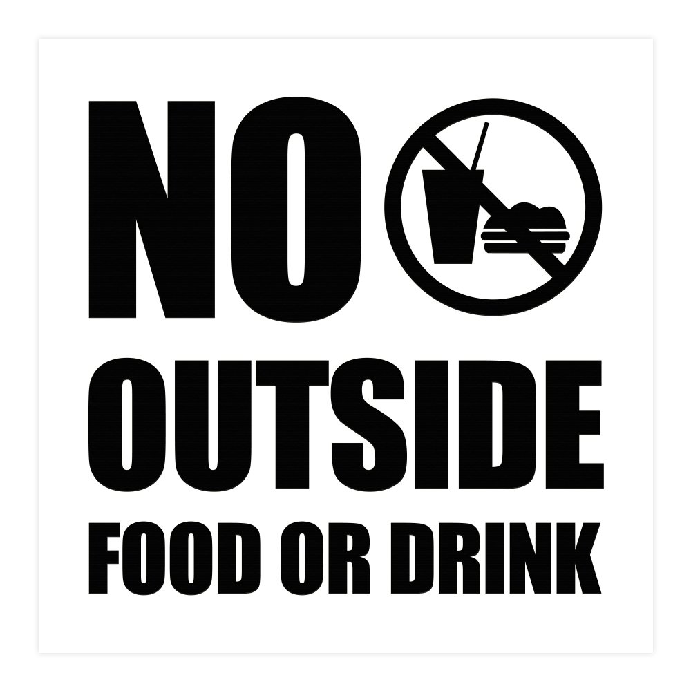 Prohibición de entrar al cine con comida del exterior